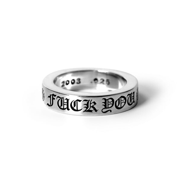 Chrome Hearts Fuck You Ring