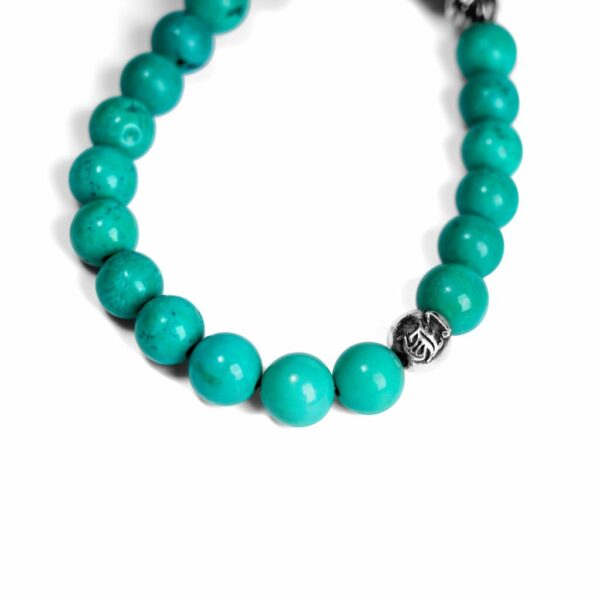 Chrome Hearts Turquoise Bead Bracelet