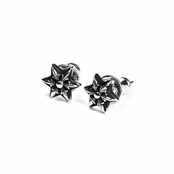 Chrome Hearts Cut Out Star Earrings